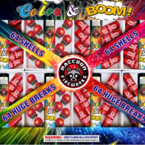 Color & Boom -Includes 16 - 4" & 24 - 5"